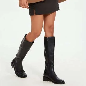 QIY Women’s Stylish Knee-High Boots for All Occasions