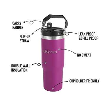 DLOCCOLD 30 oz Stainless Steel Tumbler - Your Perfect Beverage Companion