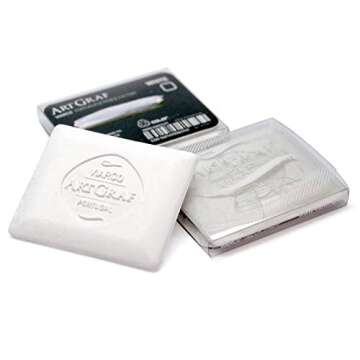 Art Graf Water-Soluble Tailors Chalk Square Disc, White