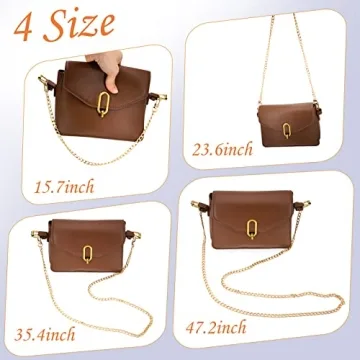 Versatile LOVLLE Gold Purse Chains for Stylish Handbags