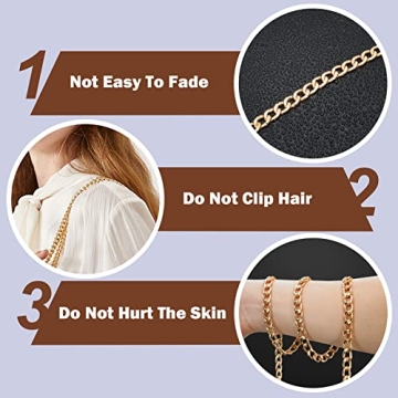 Versatile LOVLLE Gold Purse Chains for Stylish Handbags