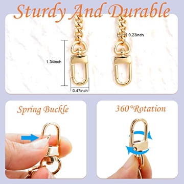 Versatile LOVLLE Gold Purse Chains for Stylish Handbags