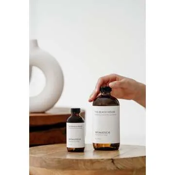 AromaTech The Beach House Aroma Essential Oil Blend: Luxury Hotel Inspired Aromatherapy with Bergamot, Coconut Milk & Sandalwood for Ultrasonic Diffusers & Nebulizers - 16 fl oz, 500 mL