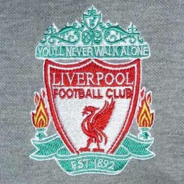 Liverpool FC Crest Polo Shirt Grey 3XL for Men