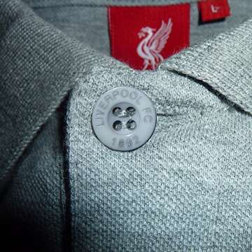 Liverpool FC Crest Polo Shirt Grey 3XL for Men