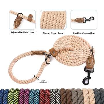 Mile High Life Hands Free Dog Leash - Adjustable & Stylish