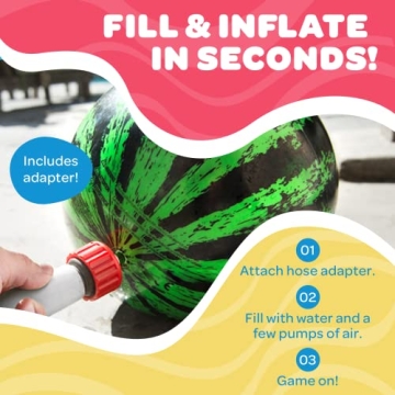 Watermelon Pool Balls - Durable Fun for All Ages