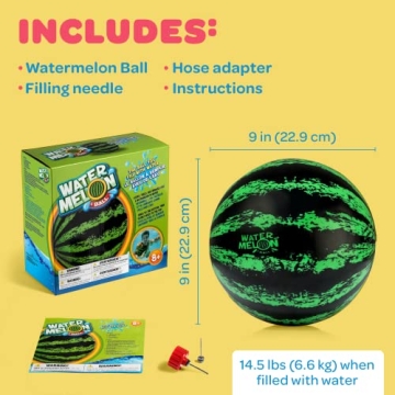 Watermelon Pool Balls - Durable Fun for All Ages