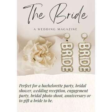 Elegant Bride Beaded Earrings with Pearl and Crystal Accents