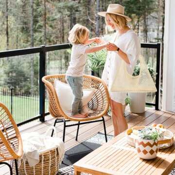 UYLIA Mesh Beach Bag, Summer Beach Tote Bags for Women, Soft Casual Crochet Bags for Vacation Shoppi...