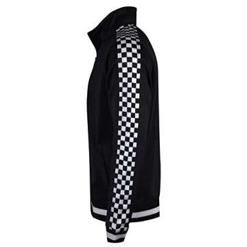 SCREENSHOT-Track Jacket Mens Urban Hip Hop Premium Track Jacket - Slim Fit Side Taping Sportswear Urbanwear Streetwear Top