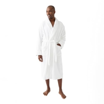 Cozy Earth Luxe Bath Robe, Color White, Size X-Small