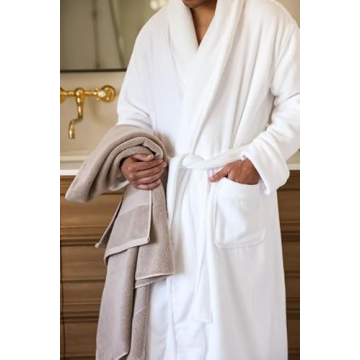 Cozy Earth Luxe Bath Robe - Soft Cotton & Bamboo Blend