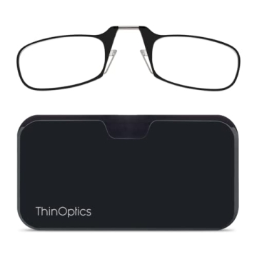 ThinOptics Reading Glasses + Black Universal Case