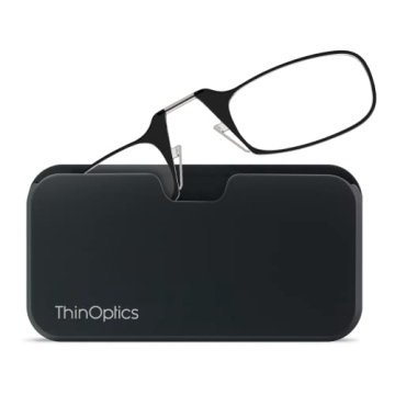 ThinOptics Reading Glasses + Black Universal Case
