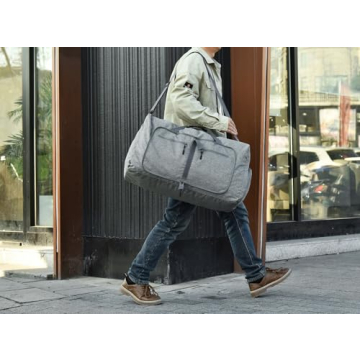 Dimayar Foldable 65L Duffle Bag with Shoe Compartment