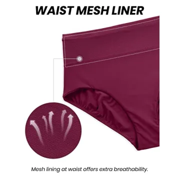 Flattering CRZ YOGA High Waisted Ruched Bikini Bottoms