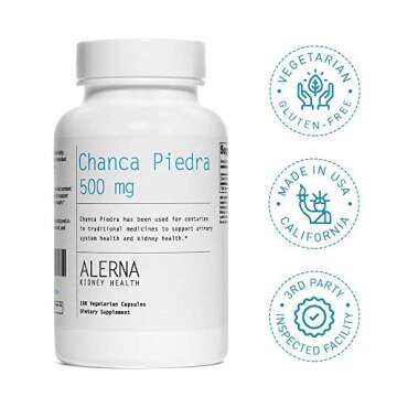 Chanca Piedra 500 mg - Natural Kidney Stone Support Supplement