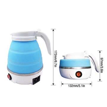 Portable Foldable Electric Kettle for Travel and Office