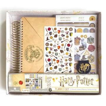 Harry Potter Hogwarts Letter Undated 12 Month Planner Set with Stickers