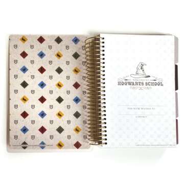 Harry Potter 12 Month Undated Planner with Stickers