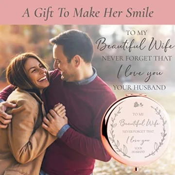 Rose Gold Compact Mirror - Romantic Gifts for Her