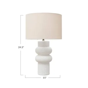 Elegant Creative Co-Op Stoneware Table Lamp for Stylish Interiors