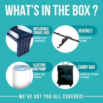 Inflatable Toddler Airplane Bed with Electric Pump