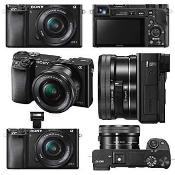 Sony Alpha a6100 APS-C Mirrorless Interchangeable-Lens Camera with 16-50mm Lens (Black) Bundle