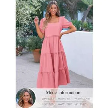 Stylish KIRUNDO Women’s Summer Maxi Dress for Every Occasion