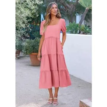 Stylish KIRUNDO Women’s Summer Maxi Dress for Every Occasion