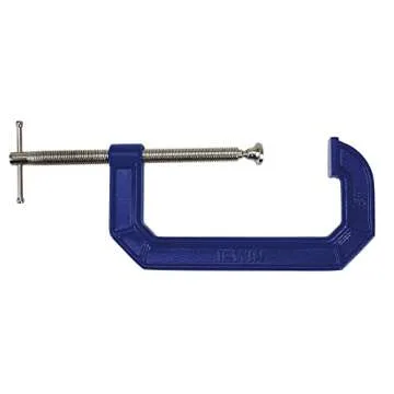 IRWIN Tools QUICK-GRIP C-Clamp - 8 Inch, Enhanced Torque and Stability