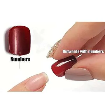 MISUD Press on Nails Long Stiletto Fake Nails Glossy Glue on Nails Bling Glitter French Tip Acrylic Nails Almond Artificial Nails Nude Pink Stick on False Nails with Design 24 pcs