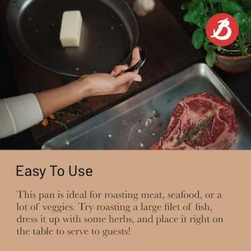 de Buyer Carbon Steel Roasting Pan for Extraordinary Meals