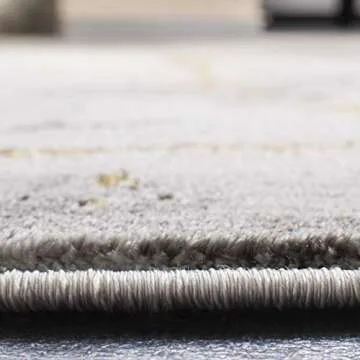 SAFAVIEH Crafts Area Rug - Luxury Grey & Gold Design