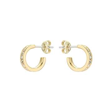 Ted Baker Seenita Nano Hoop Huggie Earrings - Rose Gold, Gold or Silver Tone Options