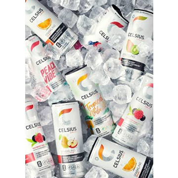 CELSIUS Sparkling Vibe Energy Drinks Variety Pack - Healthy Boost