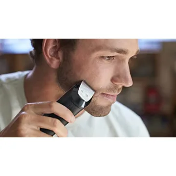 Philips Norelco Beard Trimmer and Hair Clipper Series 5500, Electric, Cordless, one Pass Beard Trimmer and Hair Clipper with Washable Feature for Easy Clean - No Blade Oil Needed - BT5511/49
