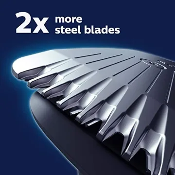 Philips Norelco Beard Trimmer and Hair Clipper Series 5500, Electric, Cordless, one Pass Beard Trimmer and Hair Clipper with Washable Feature for Easy Clean - No Blade Oil Needed - BT5511/49