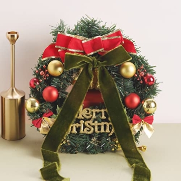 Elegant Keypan Olive Green Velvet Ribbon for Gifts