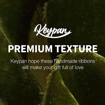 Elegant Keypan Olive Green Velvet Ribbon for Gifts