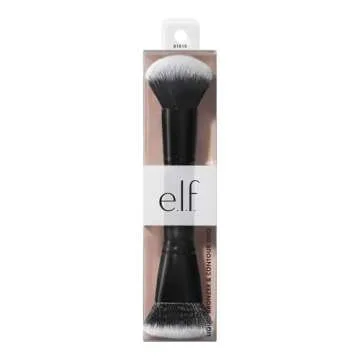e.l.f. Liquid Bronzer & Contour Duo Brush - Vegan Tool