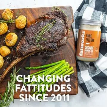 Organic Grass-Fed Beef Tallow - Keto & Paleo Friendly