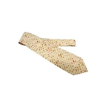 Men's Matzah Design Passover Pesach Self Tie Novelty Necktie