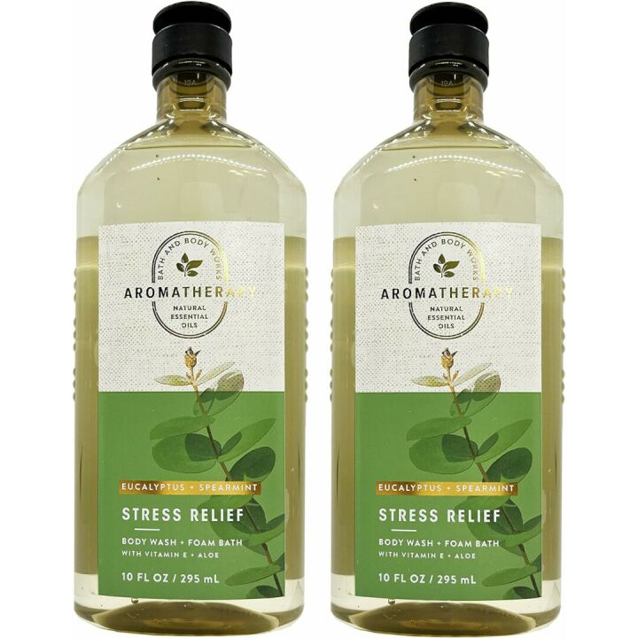 Stress Relief Shower Gel - Eucalyptus & Spearmint 10oz