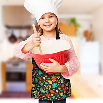 Children Chef Aprons for Cooking and Arts - Adjustable Fun Gear