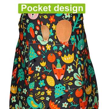 Children Chef Aprons for Cooking and Arts - Adjustable Fun Gear