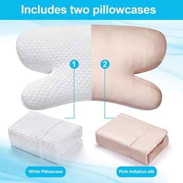 CUZEP Clieey Side Back Stomach Sleeper Pillows - Ultimate Comfort & Anti-Aging Sleep Solution