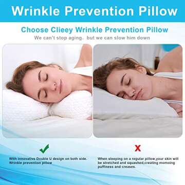 CUZEP Clieey Side Back Sleeper Pillow - Pain Relief & Comfort