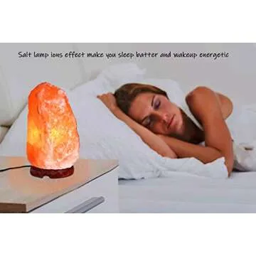 IndusClassic LN-04 Natural Himalayan Pink Crystal Rock Salt Lamp 6~9 lbs with Dimmer Control Switch, Quality Gift Packaging